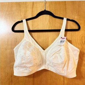 K-Mart Floral Lace Bra No Wire Kmart Pink NWT Women’s Size 44D Vintage #1